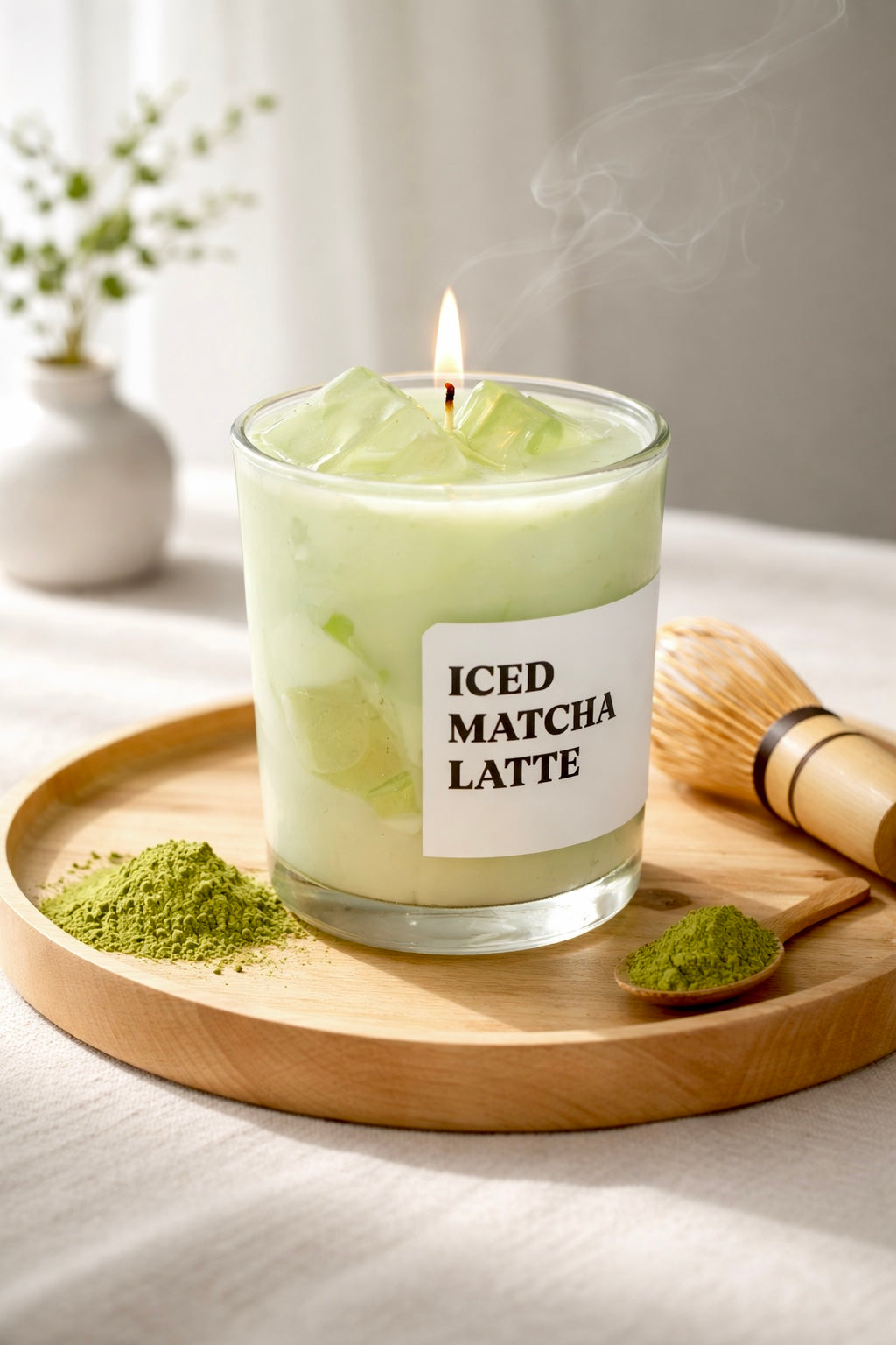 Iced Matcha Latte Kerze