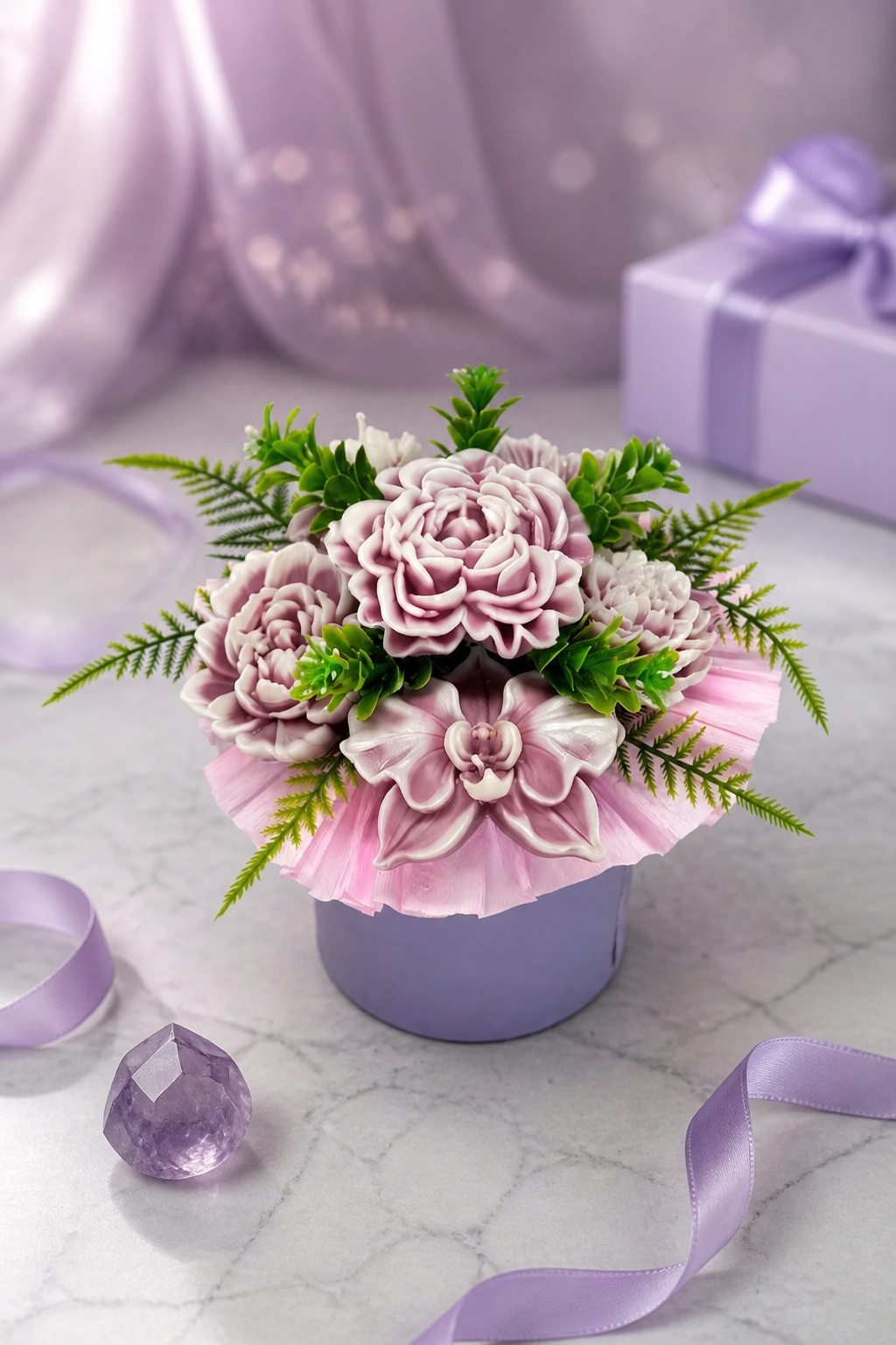 Premium Blumenstrauß für die Ewigkeit✨