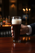 Großes Dunkles Bier -Kerze 🍺
