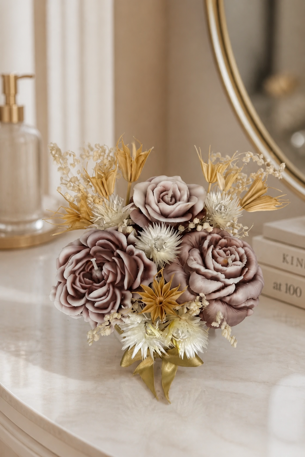 Golden Meadow ✨ Kerzenbouquet