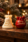 Weihnachtliche Ästhetik in Wachs