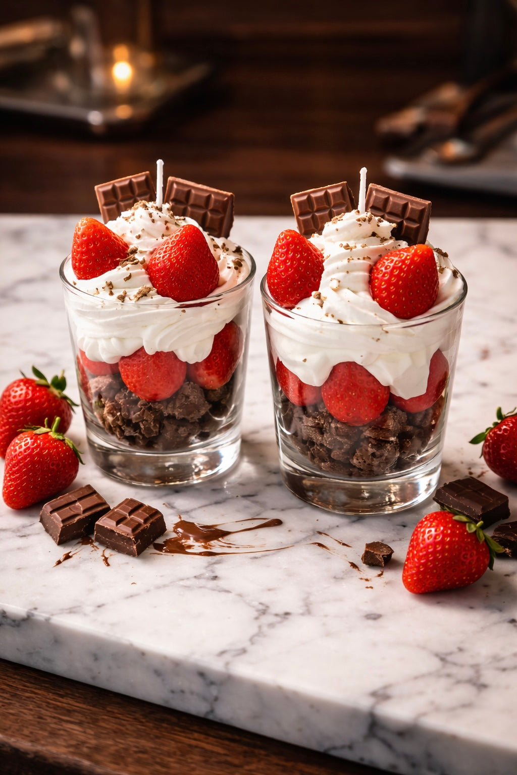 Strawberry Cream Dream 🍓🍫