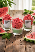 🍉🌿 Wassermelone Dessertkerze 🌿🍉